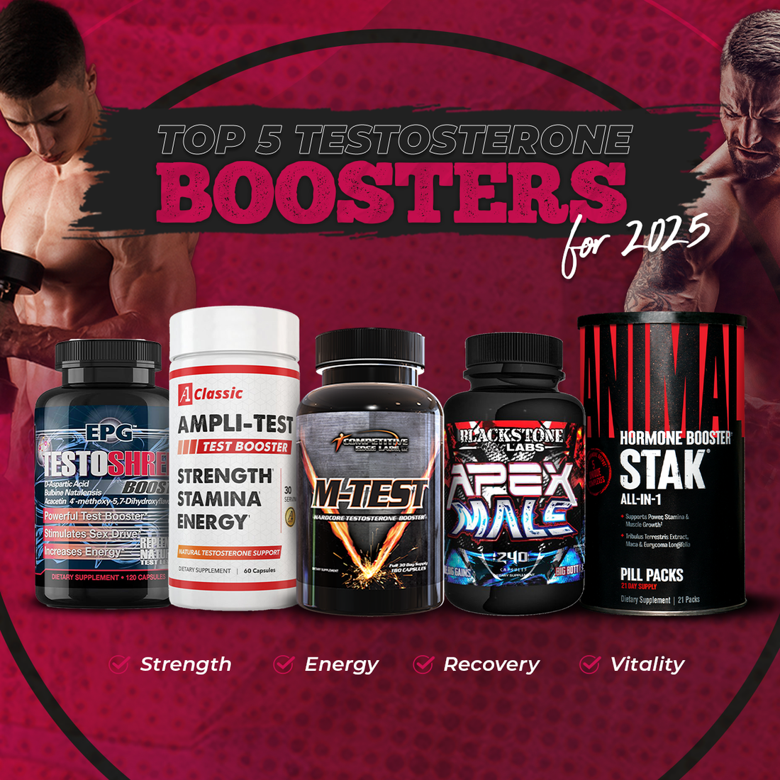 best testosterone boosters for 2025