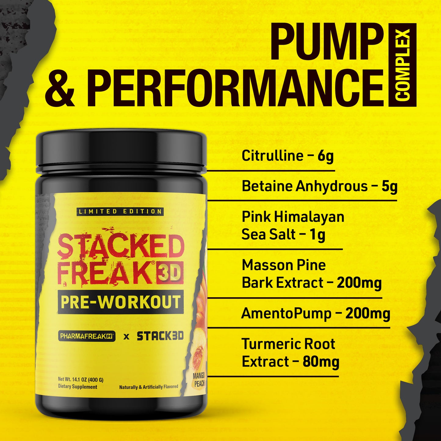 Pharmafreak Stacked Freak 3D - Pump & Performance