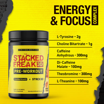 Pharmafreak Stacked Freak 3D - Energy & Focus