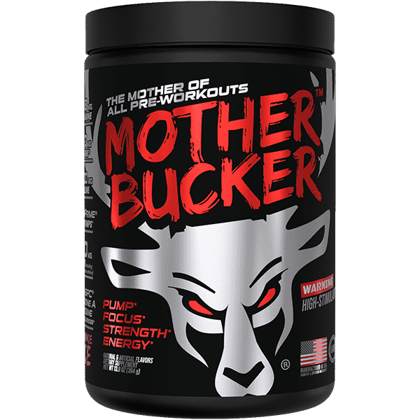 Das Labs Mother Bucker main black and red bottle