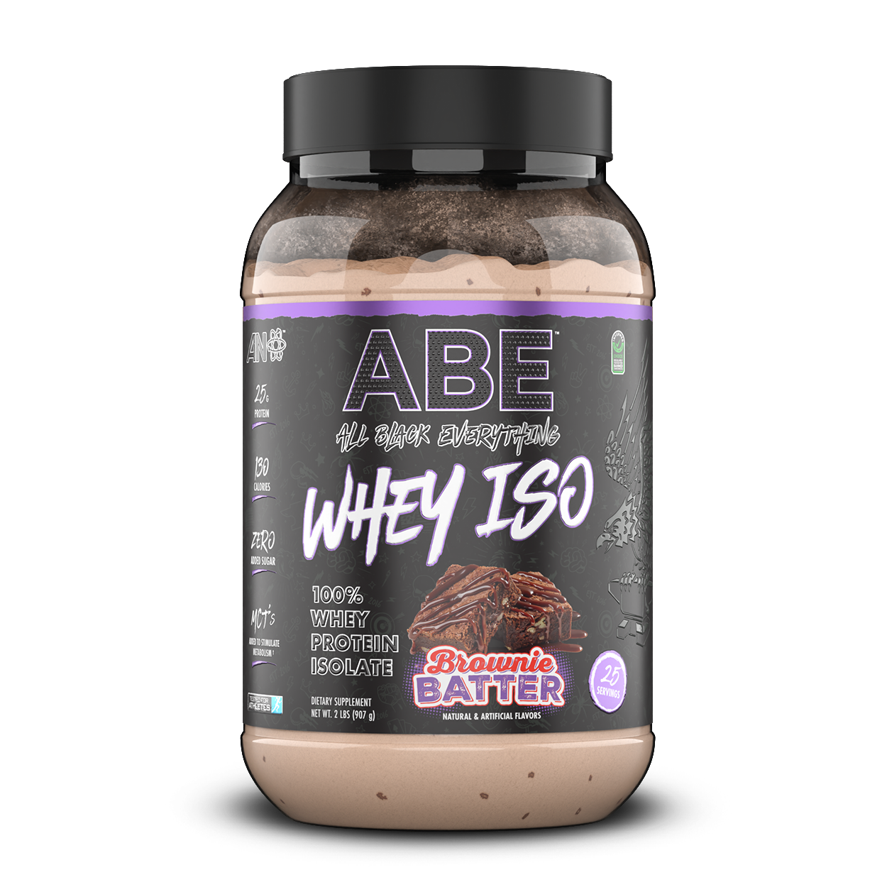 ABE All Black Everything Whey Iso Brownie batter