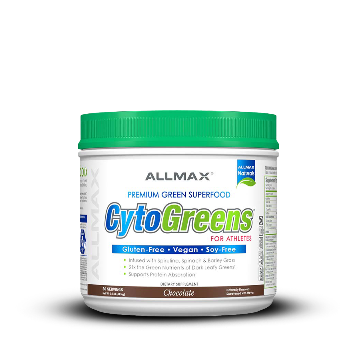 AllMax Nutrition CytoGreens - Chocolate 30 Servings