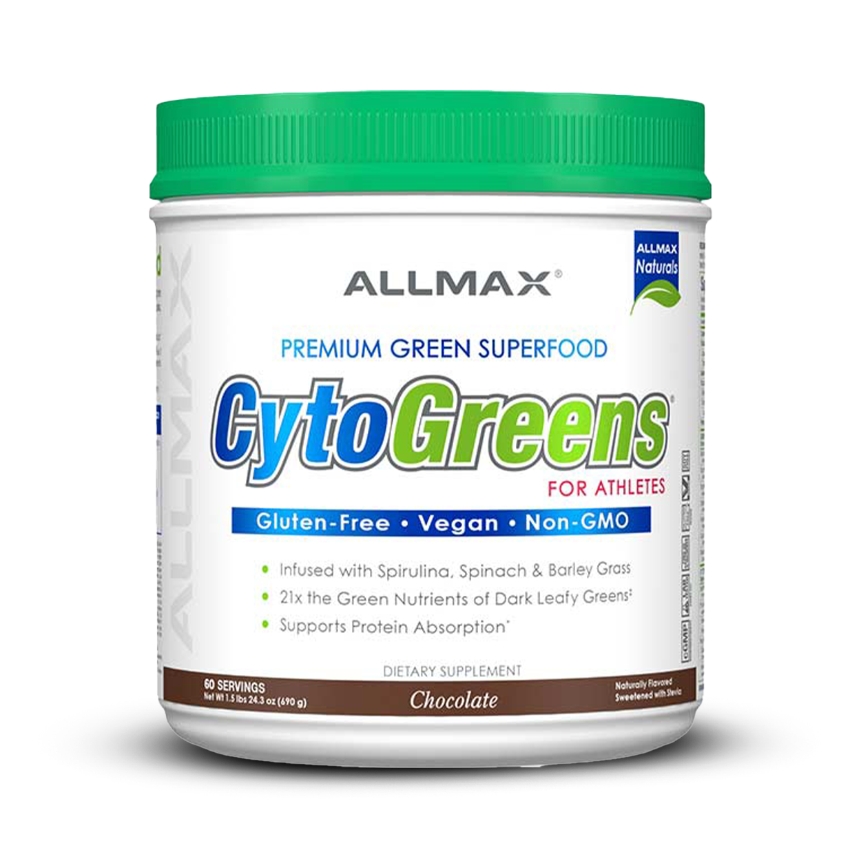 AllMax Nutrition CytoGreens - Chocolate 60 Servings