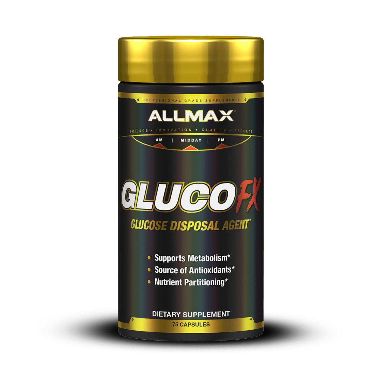 ALLMAX NUTRITION GlucoFX bottle