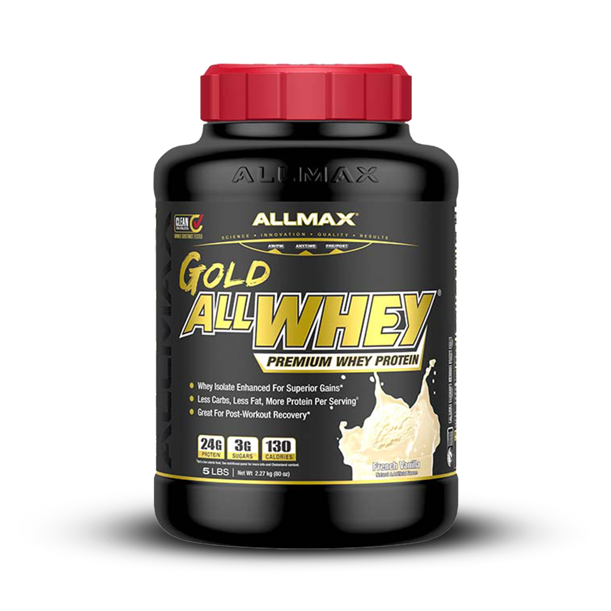 ALLMAX Nutrition AllWhey Gold - French Vanilla 5 Lbs