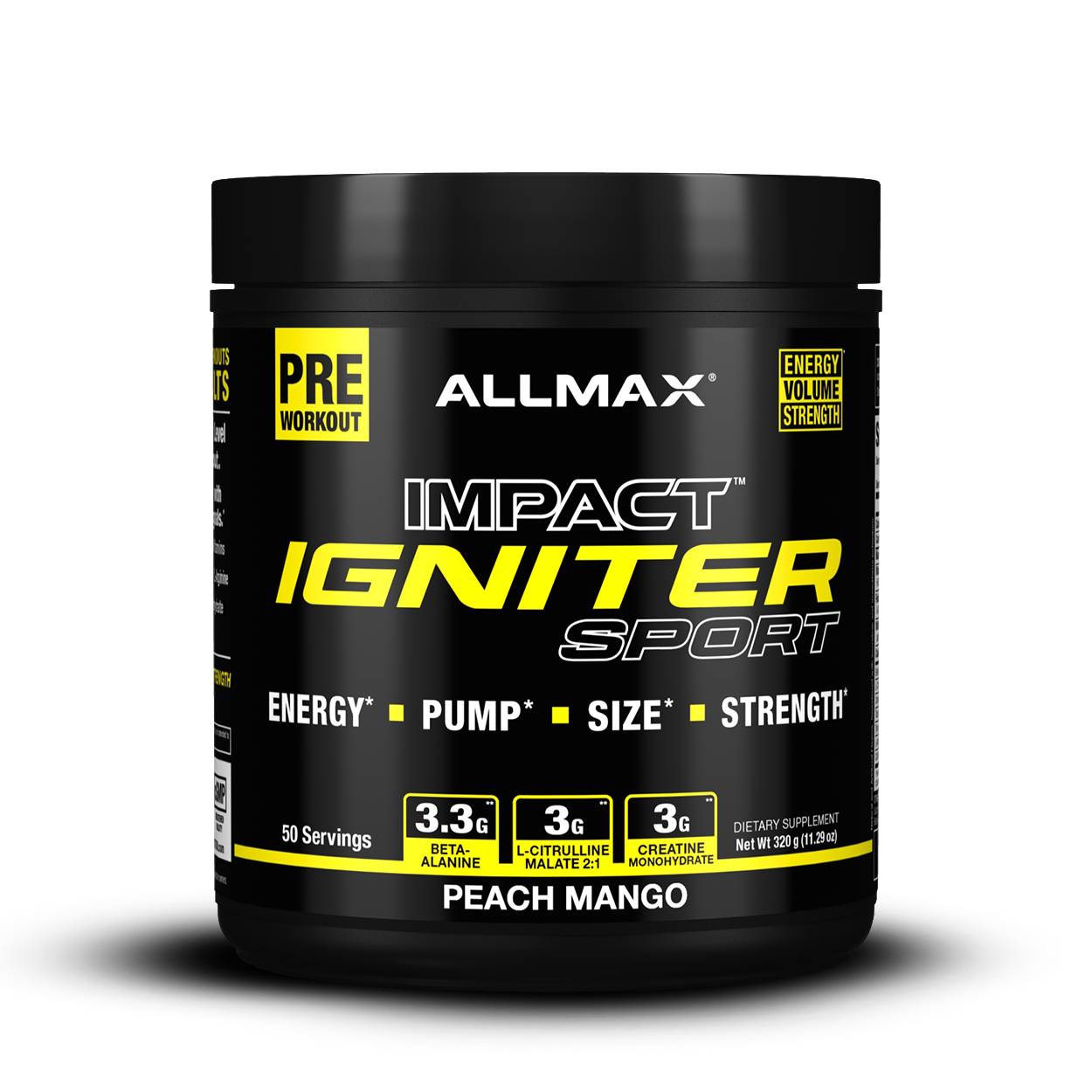 ALLMAX Nutrition Sport Igniter - Peach Mango