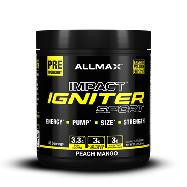 ALLMAX Nutrition Sport Igniter - Peach Mango