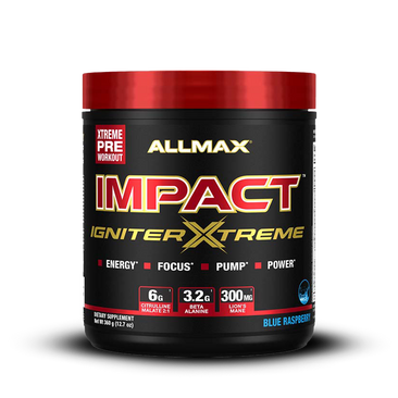 ALLMAX Nutrition IMPACT Igniter Xtreme - Blue Raspberry