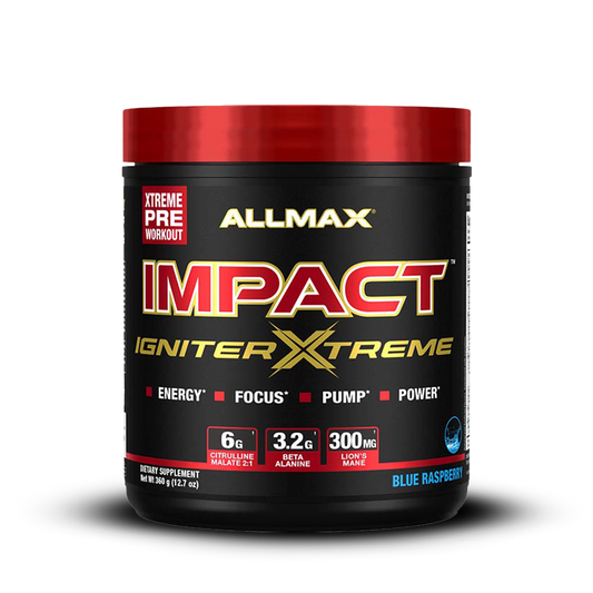 ALLMAX Nutrition IMPACT Igniter Xtreme - Blue Raspberry