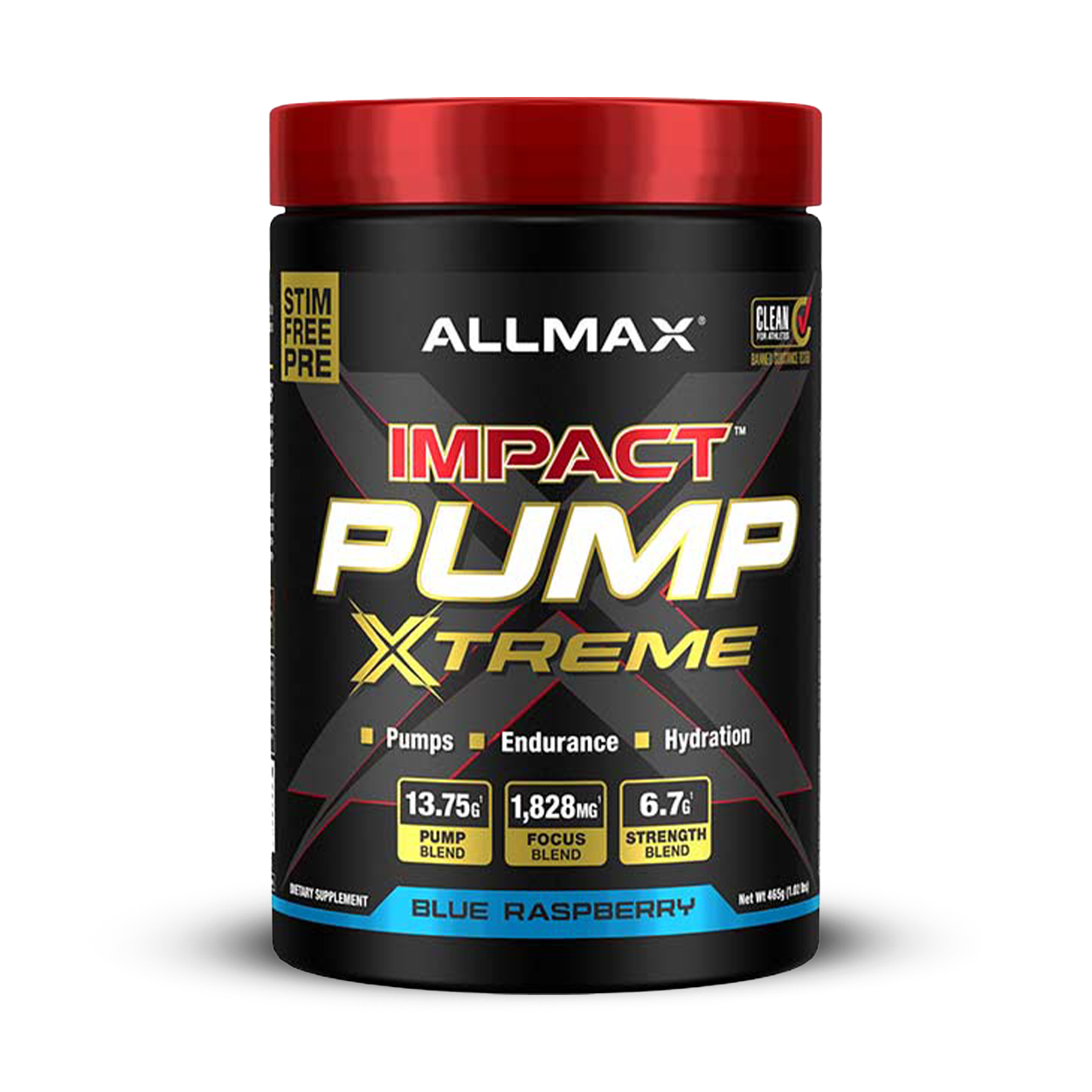 Allmax Nutrition Impact Pump Xtreme -  Blue Raspberry