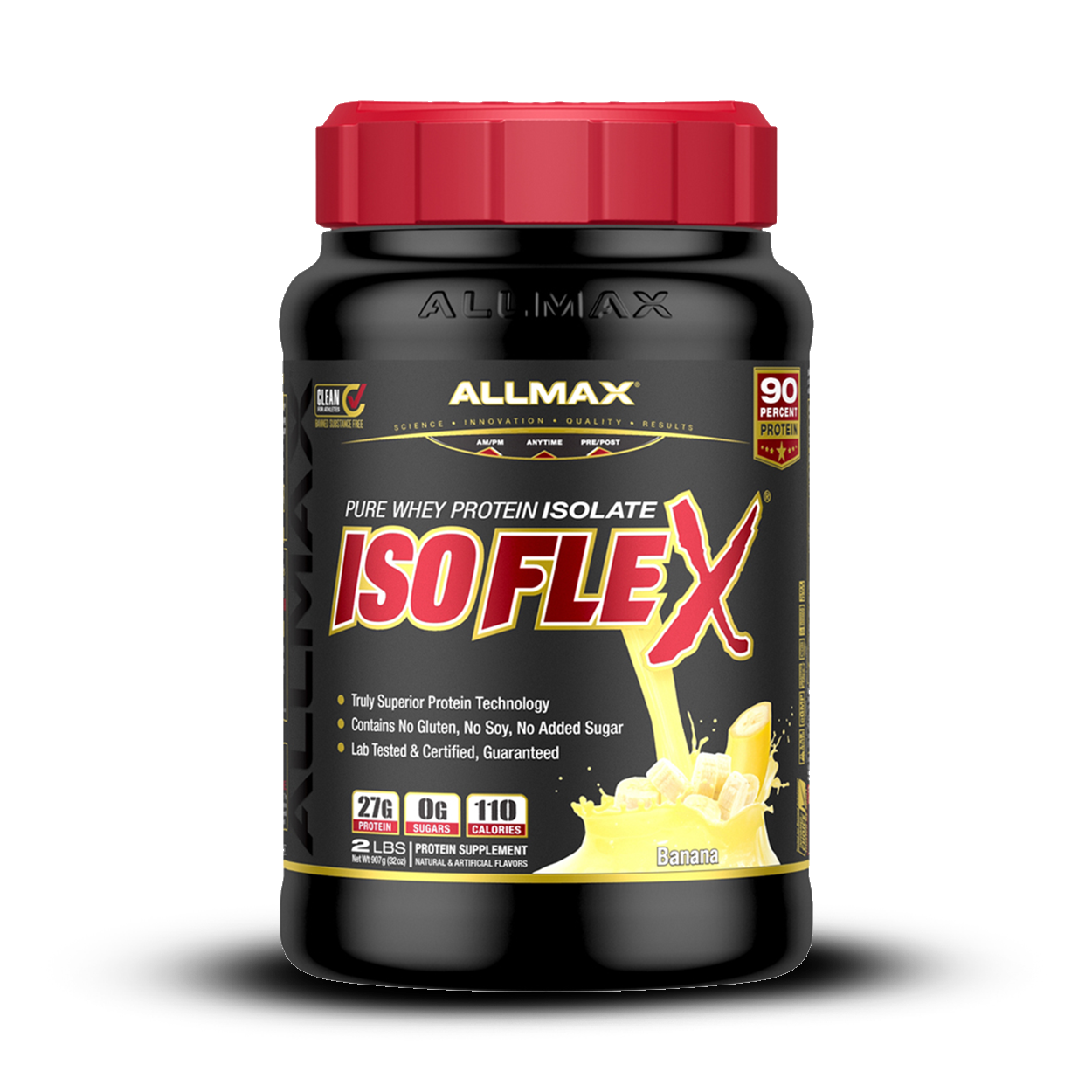 ALLMAX Nutrition IsoFlex - Banana 2 Lbs