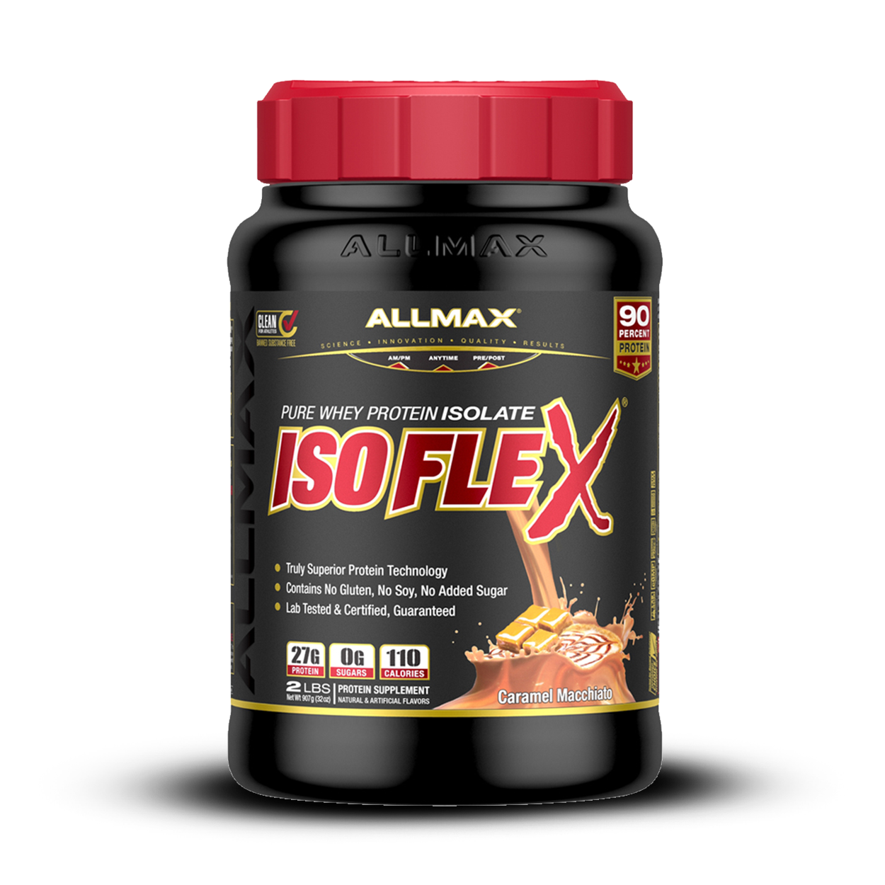 ALLMAX Nutrition IsoFlex - Caramel Macchiato 2 Lbs