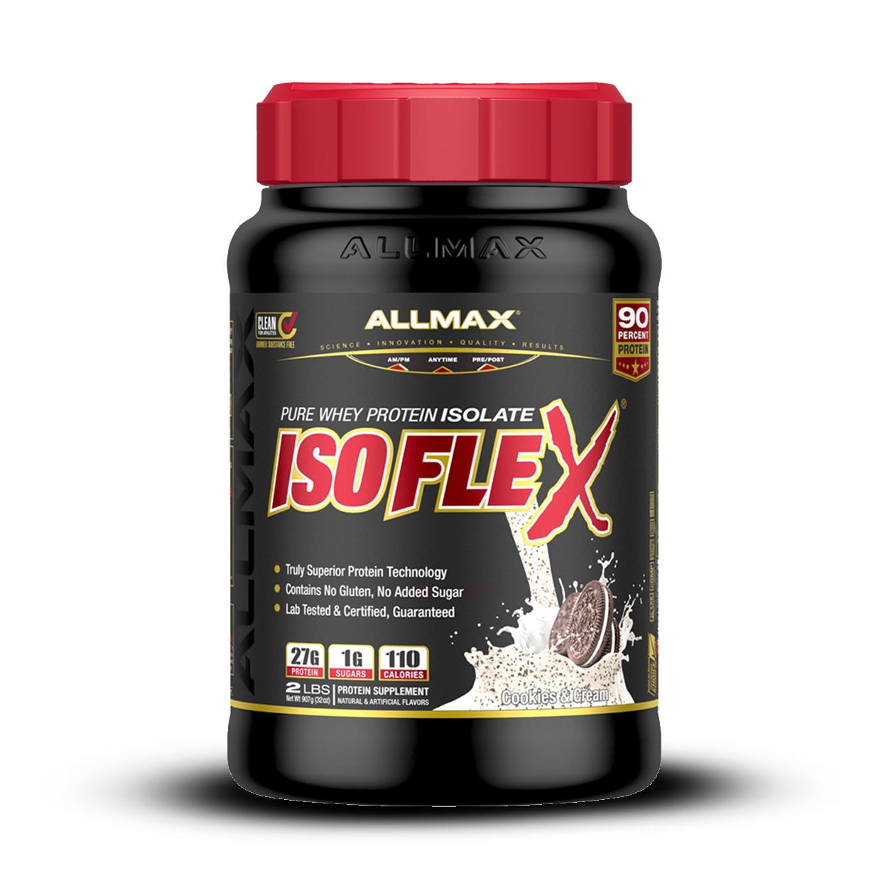 ALLMAX Nutrition IsoFlex - Cookies and Cream 2 Lbs