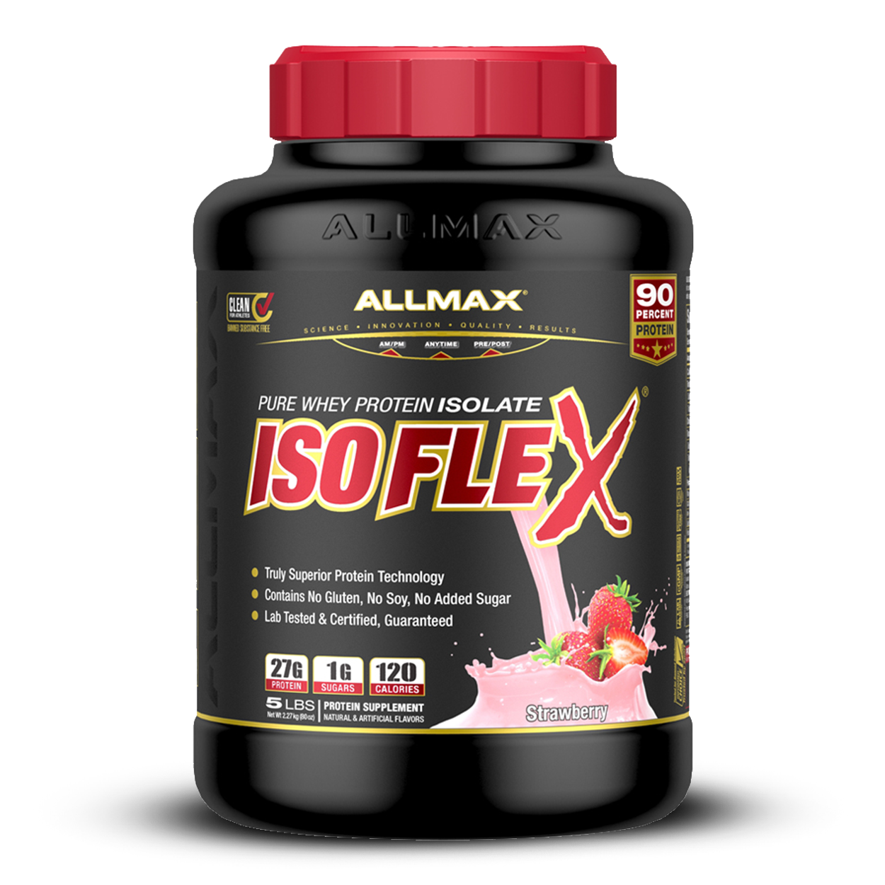 ALLMAX Nutrition IsoFlex - Strawberry 5 Lbs