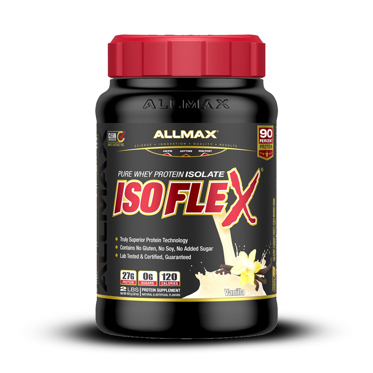 ALLMAX Nutrition IsoFlex - Vanilla 2 Lbs