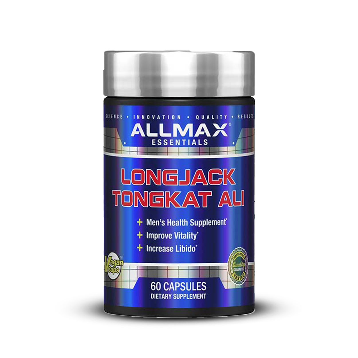 ALLMAX NUTRITION LONGJACK TONGKAT ALI front of bottle