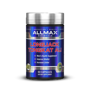 ALLMAX NUTRITION LONGJACK TONGKAT ALI front of bottle