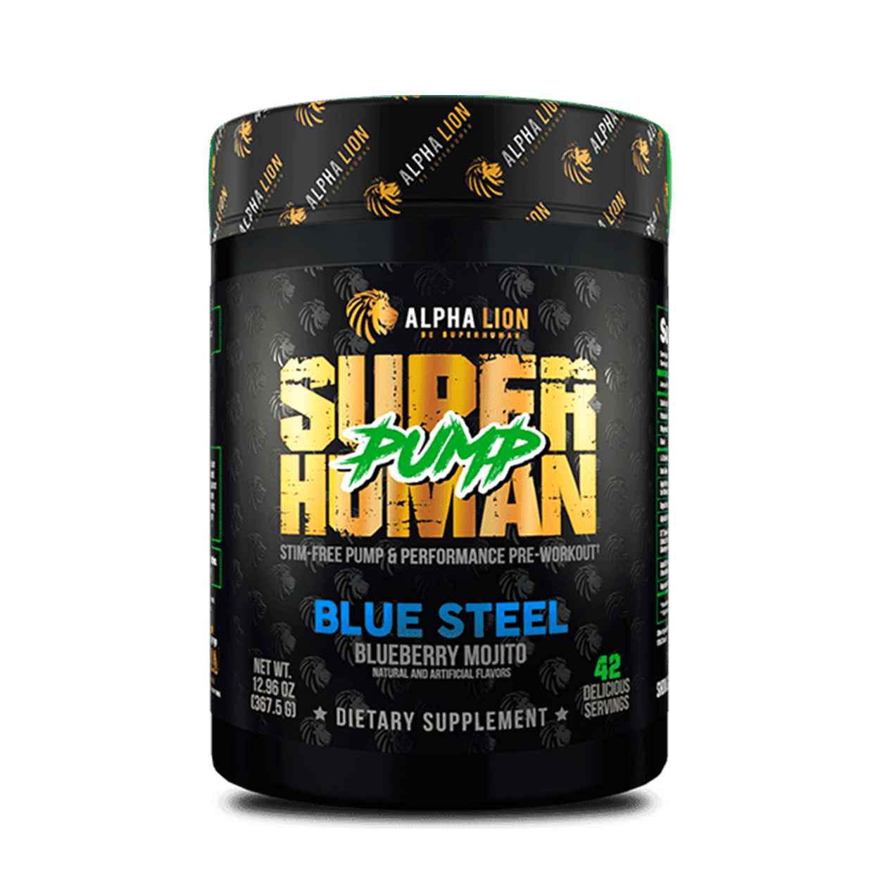 Alpha Lion SuperHuman Pump - Blue Steel