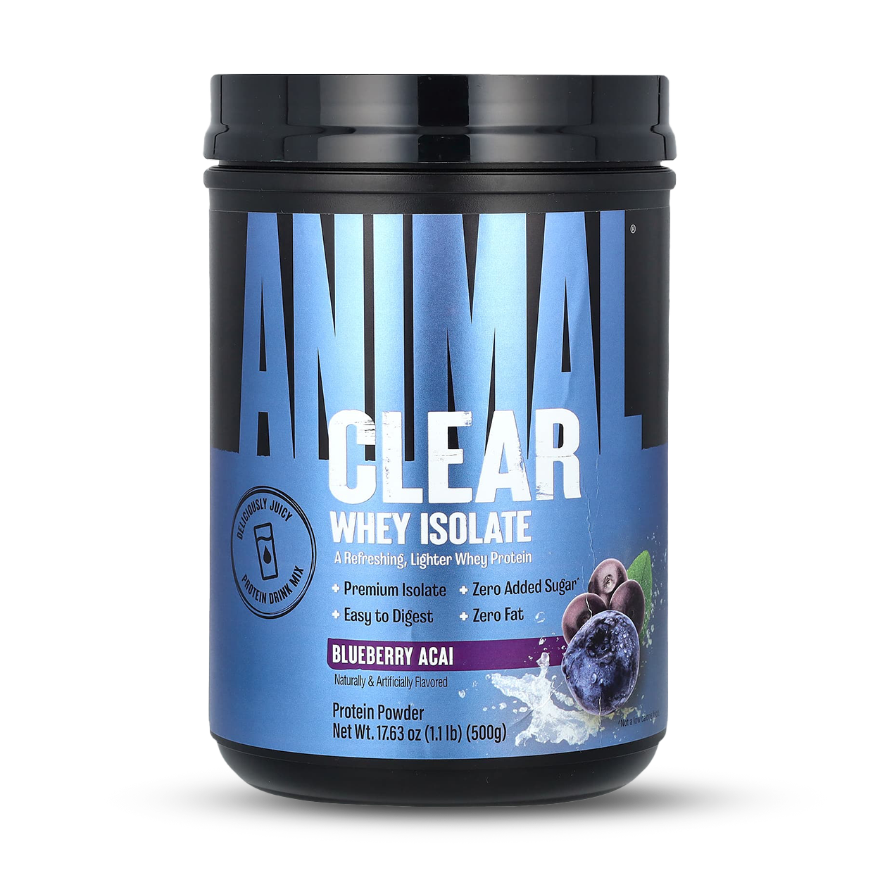 Animal Clear Whey Isolate Blueberry Acai