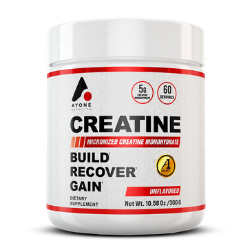 Ayone Nutrition Creatine front of the bottle