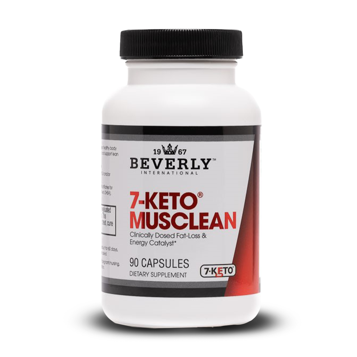 Beverly International 7 Keto MuscLEAN front of bottle