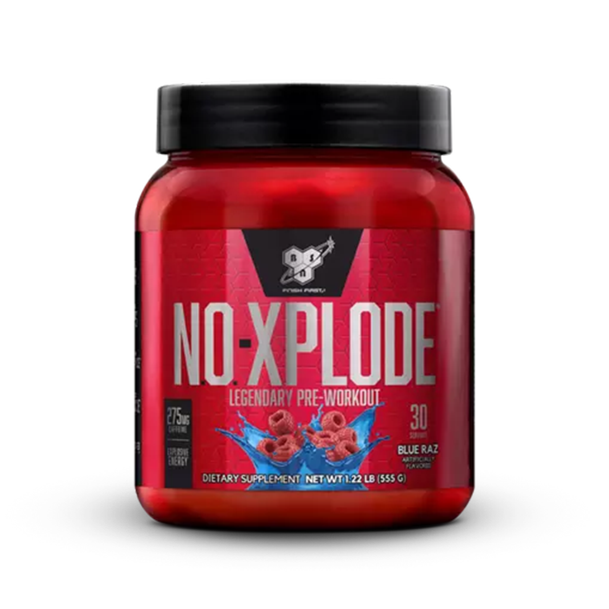 BSN N.O. XPLODE Pre-Workout Igniter Blue Razz 30