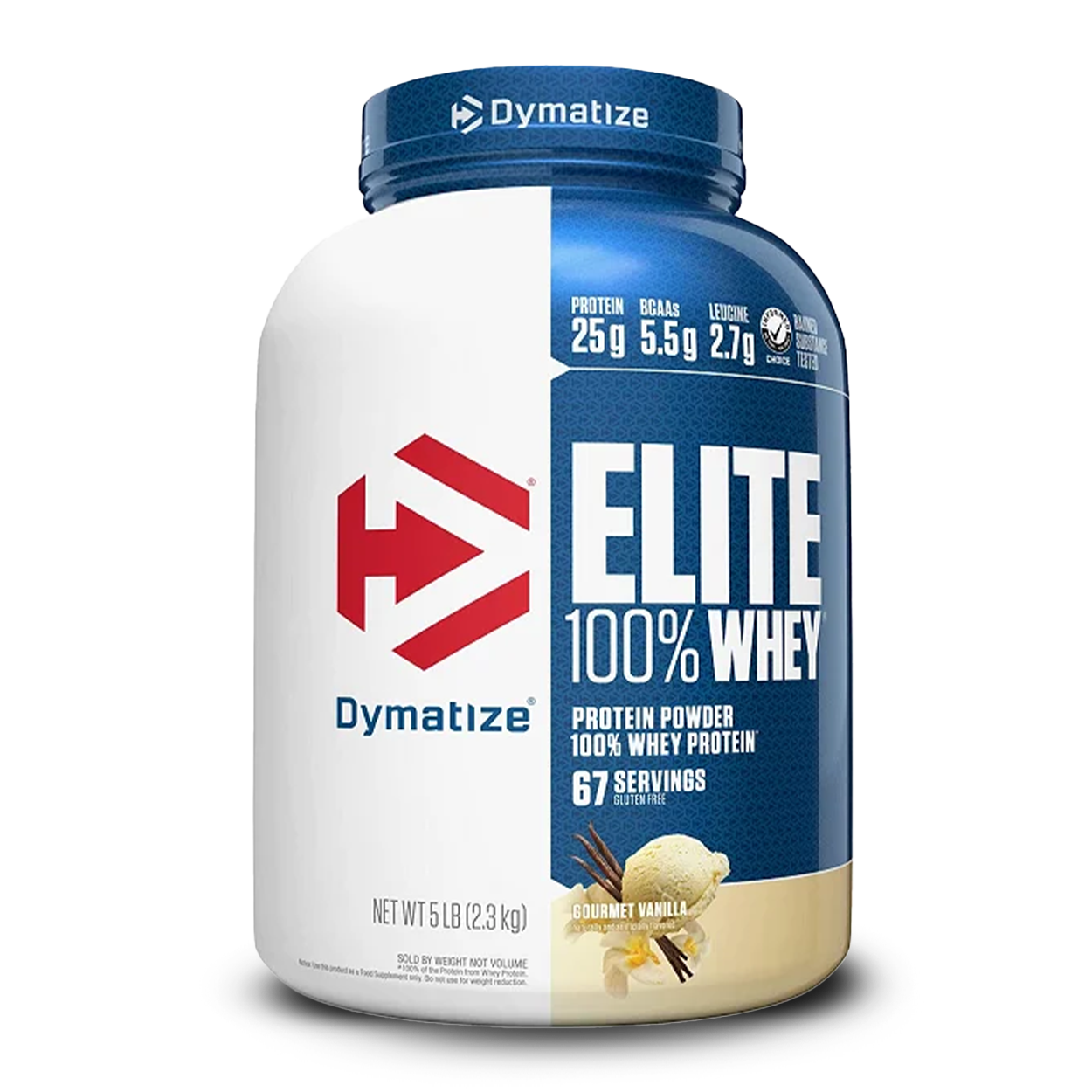 Dymatize Elite 100% Whey Protein Gourmetz Vanilla 5LBS