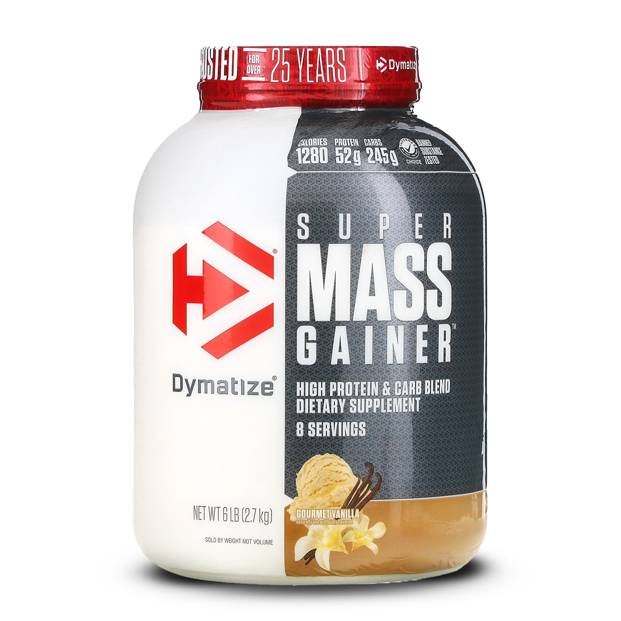 Dymatize Super Mass Gainer - Gourmet Vanilla 6LBS