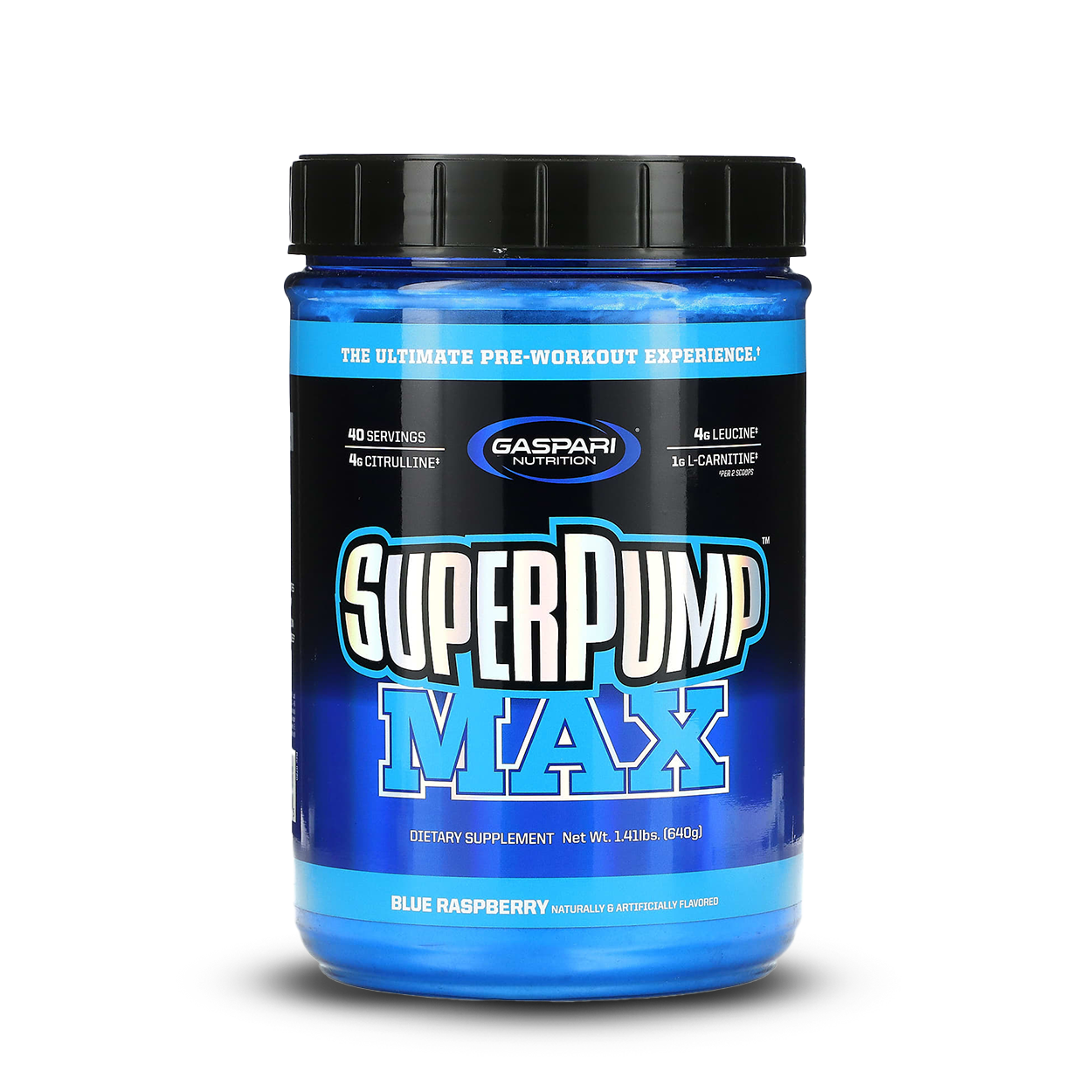 Gaspari Nutrition SuperPump Max Bottle - Blue Raspberry