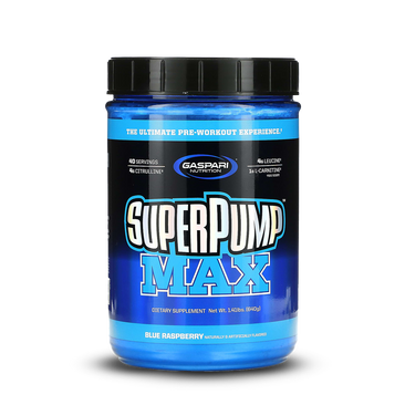 Gaspari Nutrition SuperPump Max Bottle - Blue Raspberry