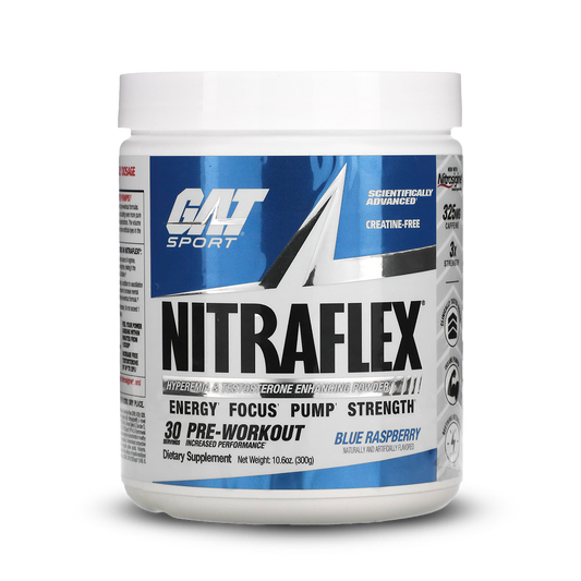 GAT Sports Nitraflex Bottle - Blue Raspberry