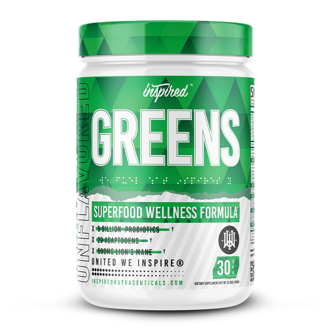 Inspired Nutraceuticals Greens Unflavored