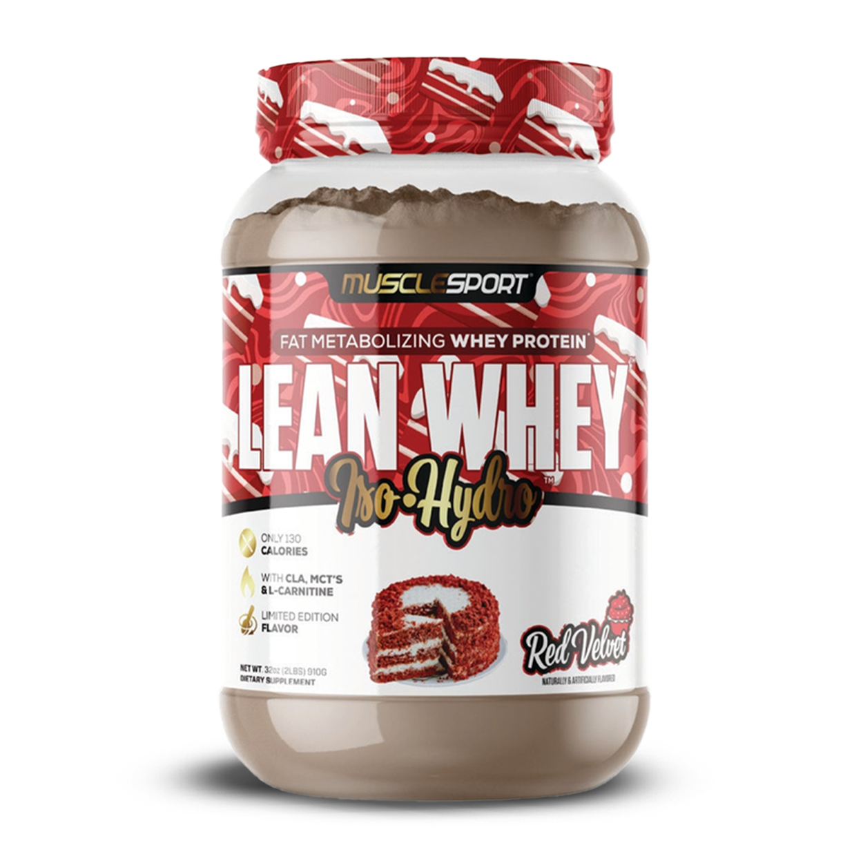 MUSCLESPORT Lean Whey IsoHydro Red Velvet