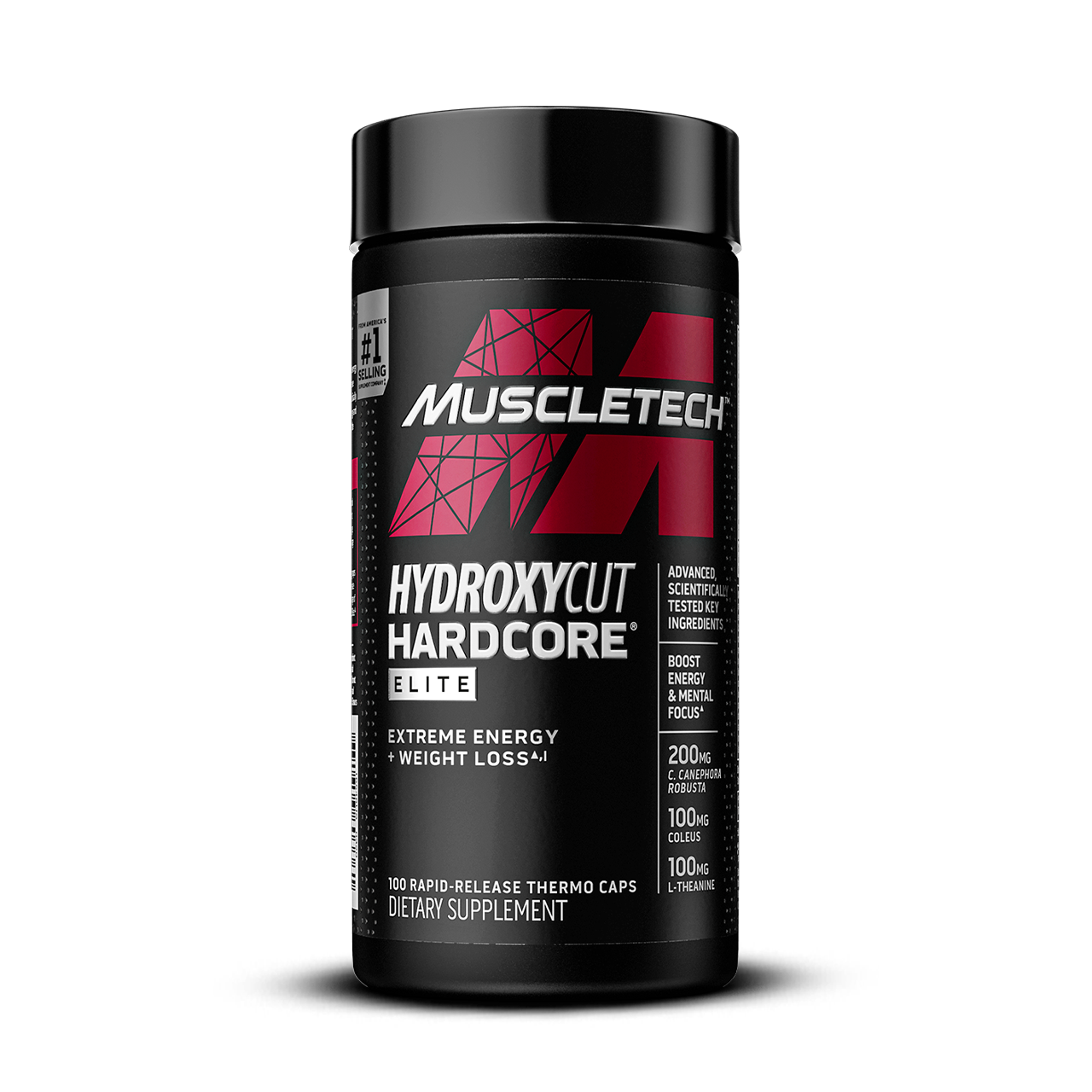 MuscleTech HydroxyCut Hardcore Elite Bottle