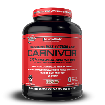 MuscleMeds Carnivor Beef Protein  Chocolate 4 LBS