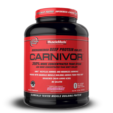 MuscleMeds Carnivor Beef Protein Strawberry 4 LBS