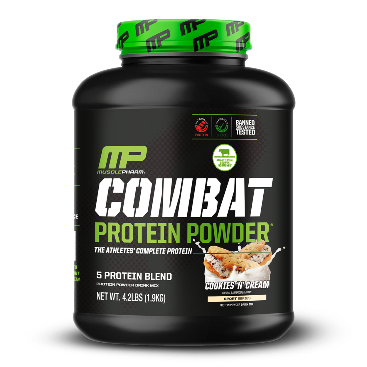 MusclePharm Combat Protein Powder Cookies & Cream