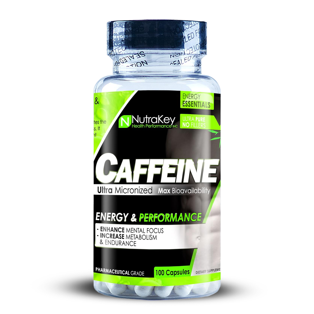 NutraKey Caffeine - A1 Supplements