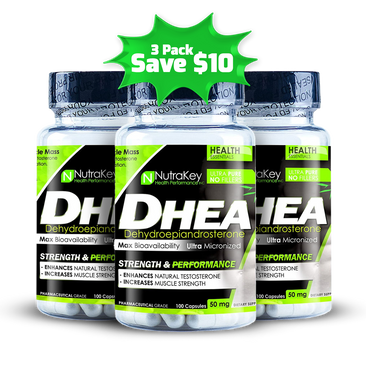 NutraKey DHEA 50mg Three Bottle