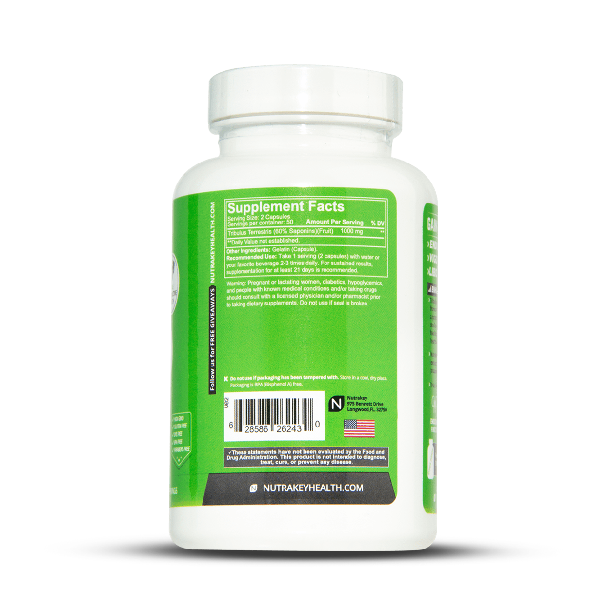 NutraKey Tribulus Side Bottle 02