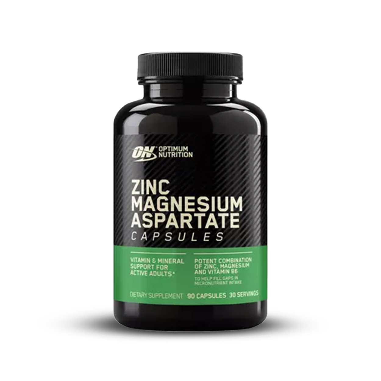 Optimum Nutrition Zinc Magnesium Aspartate Front 90 Capsules A1 Supplements Store