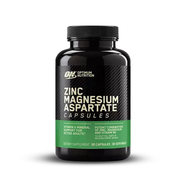 Optimum Nutrition Zinc Magnesium Aspartate Front 90 Capsules A1 Supplements Store