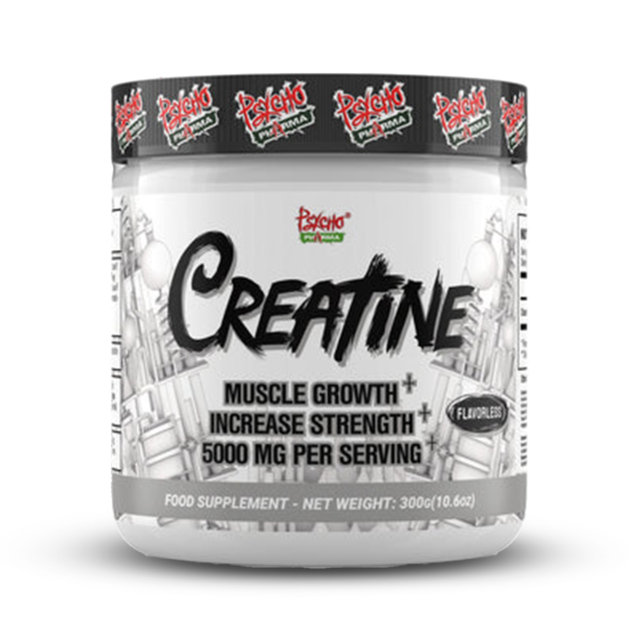 Psycho Pharma Creatine Main Gray Bottle