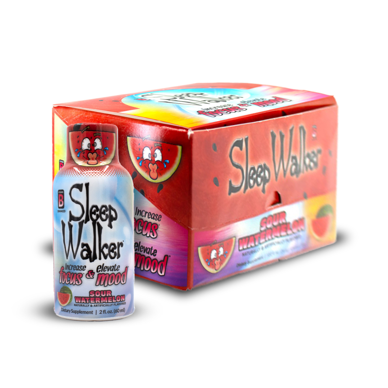 Red Dawn Energy Sleep Walker 12Shots - Box Sour Watermelon