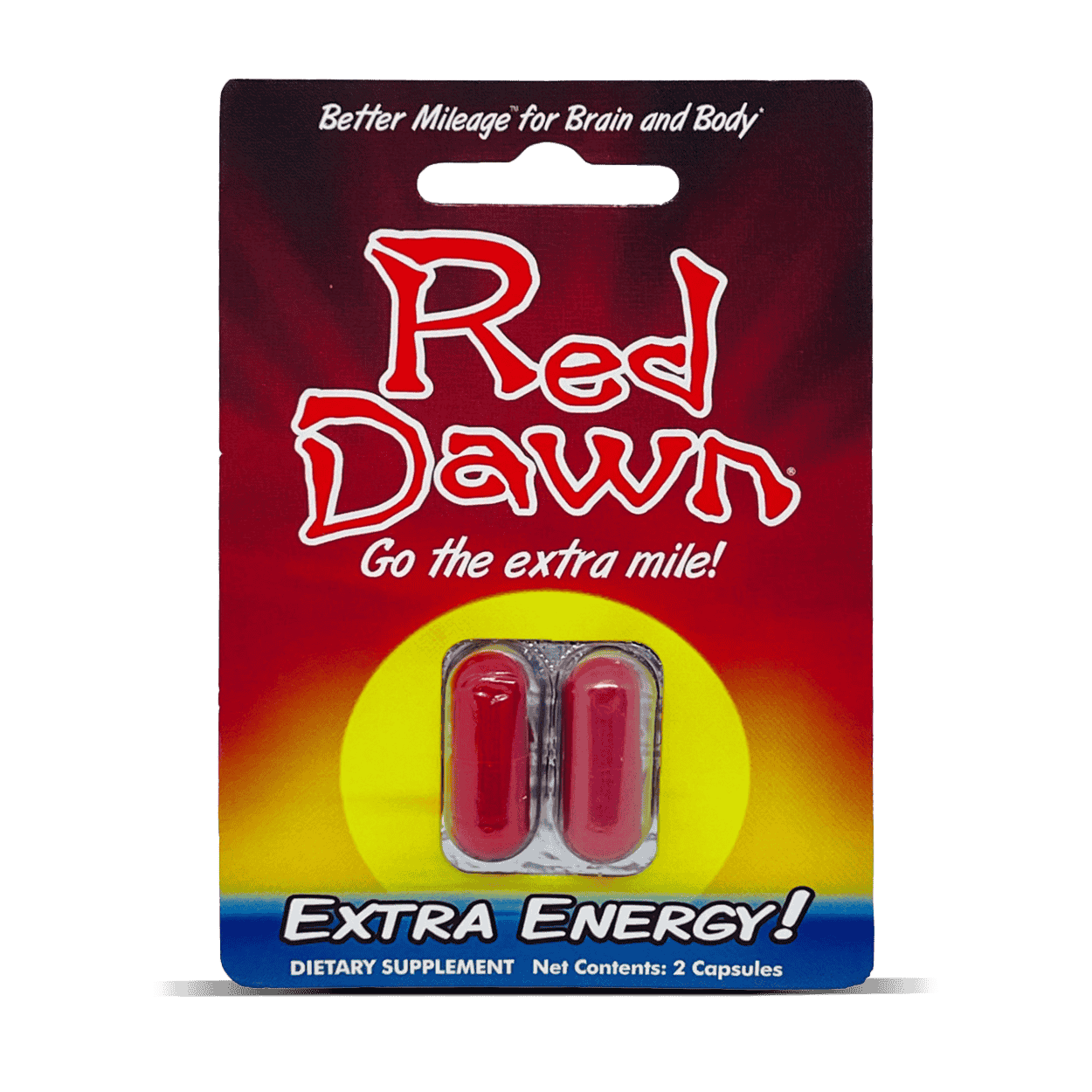 Red Dawn Go the extra mile 2 Capsules