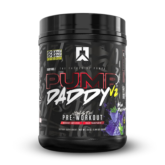 Ryse Supplements Pump Daddy V2 Blue Raspberry