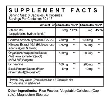 Psycho Pharma Edge Of Insanity Supplement Facts 2