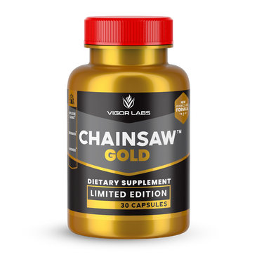 Vigor Labs Chainsaw Gold Limited Edition Bottle