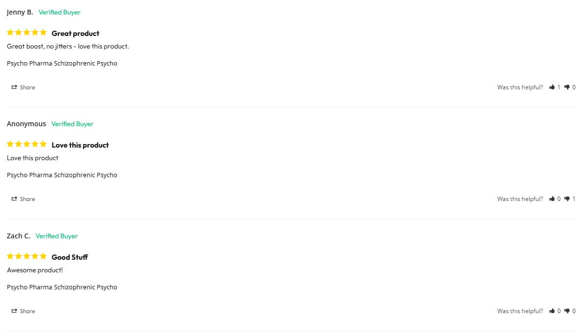 Psycho Pharma Schizophrenic Psycho Review